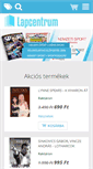 Mobile Screenshot of lapcentrum.hu